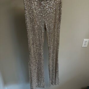 Wild Fable Silver Sequin pants